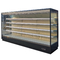 Vertical Multideck Open Display Chiller for Supermarket with 5 Layers Adjustable Shelving for Drinks